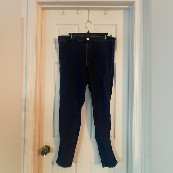 NWOT H&M Blue Skinny Jeans / Jeggings | Size 16 - Picture 1 of 8
